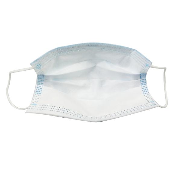 Anti Dust Non Woven Face Mask White Ear Loop Disposable Surgical Mask
