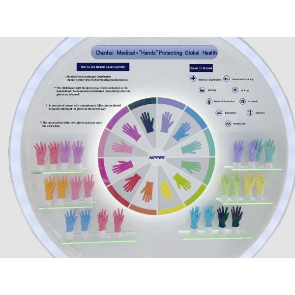 Power Free Nitrile Gloves Black Nitrile Gloves Large S M L XL Size