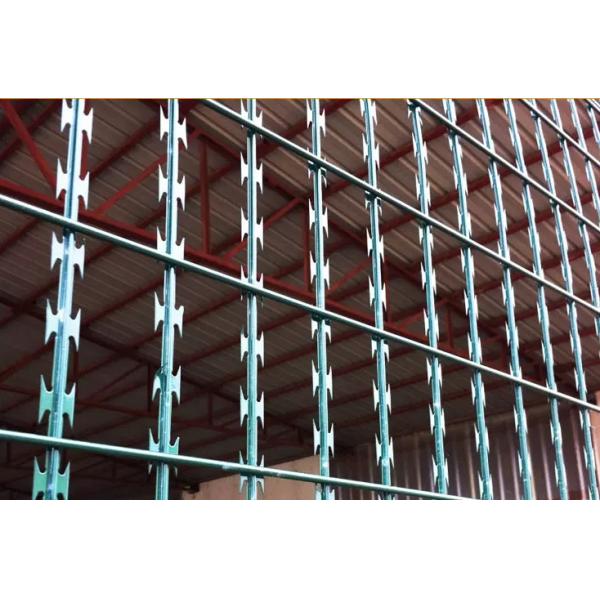 430 Stainless Steel Barbed Wire , BTO-30 Razor Blade Barbed Wire Good flexibility
