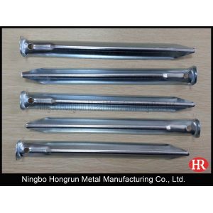 Cheap 23cm U shaped steel tent stakes wholesale