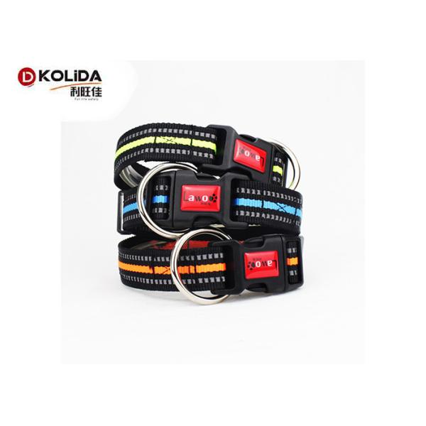 Stink Free Nylon Dog Collars Lightweight Matching Heavy Duty Clip C603-1