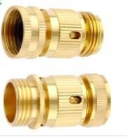 Cheap Solid Brass Garden Hose Connectors , Brass Quick Connect Water Hose Fittings wholesale