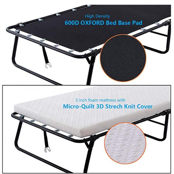 15-20 Days Delivery Foldable Memory Foam Hospital Bed Mattress in Coastal Design Style