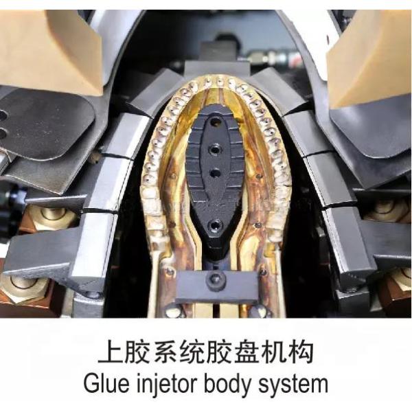 80kg Oil Automatic Shoe Lasting Machine Computer Memory Cementing Gluing Gray For Shoe Making