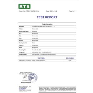 KC jewelry(HK) CO.,LTD Certifications