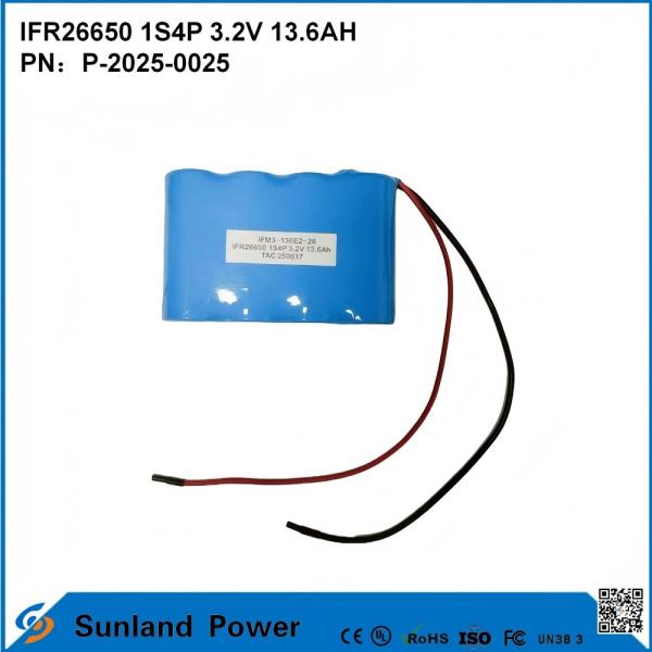 IFR26650 1S4P 3.2V 13.6Ah Batteries For Home And Commercial Mobile Energy Storage High Power Power Tools Drills Saws And Angle Grinders