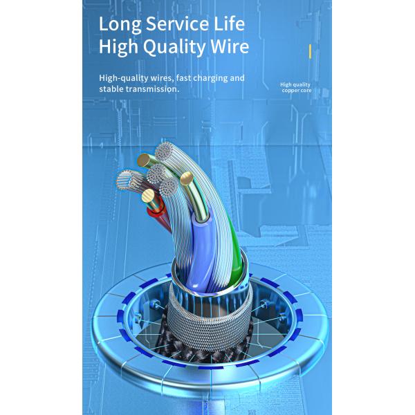 Essager Super Charger USB A To C Data Cable USB2.0 6A PD 66W