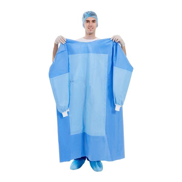 45gsm Disposable Sterile Nonwoven Surgical Gown