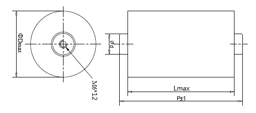 Cylindrical Axial Type Polypropylene Film Capacitor MKP Filter 0.15uF 800VDC