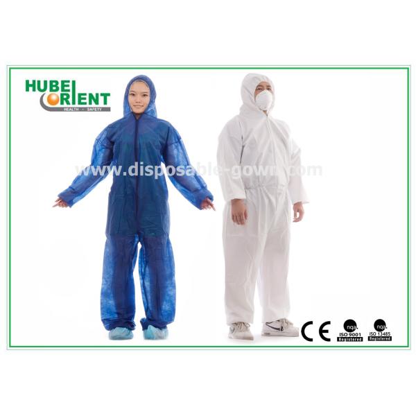 SMS Non woven Protective Clothing Suit Disposable Medical Protective Coverall For Surgical Staff