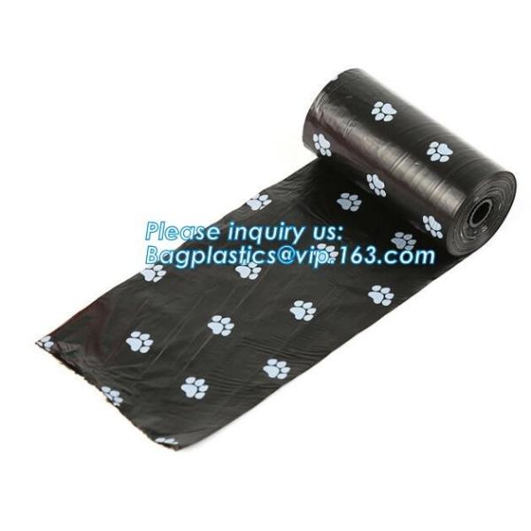 Nappy Baby Disposable Diaper Sacks, Degradable scented disposable baby diaper sack, green tie handle baby diaper sack