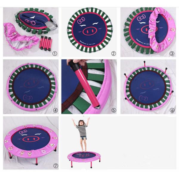 Popular in Middle East Rebounder Fitness Exercise Bouncer/ Kids Use Round Toddler Trampoline Bed