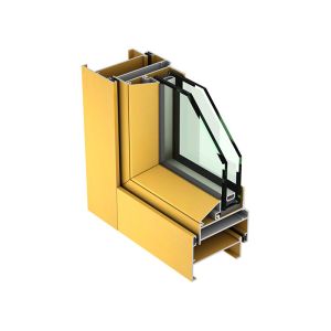 6063 6061 T6 Aluminium Window Extrusions Aluminium Glass Frame Profile