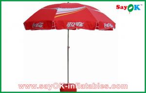 China Camping Canopy Tent Aluminum Sun Umbrella With Stand Outdoor Patio Umbrellas For Advertising on sale