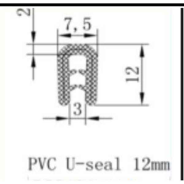 Universal Car Rubber Anti Collision Strip Trim for Protecting Edges in Black