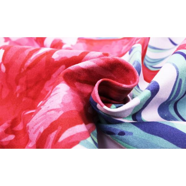 Knitted Sublimated Beach Towels Dense Terrt Strong Water Absorbability