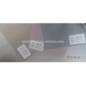 blackout polyester imitation sun screen fabric for blinds