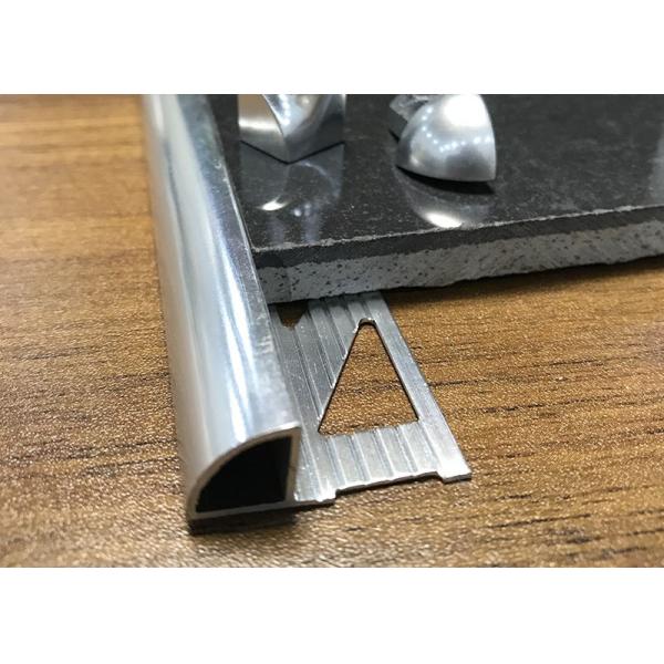 Inside Metal Strips Round Corner Ceramic Floor Tile Aluminum Mirror Edge Trim