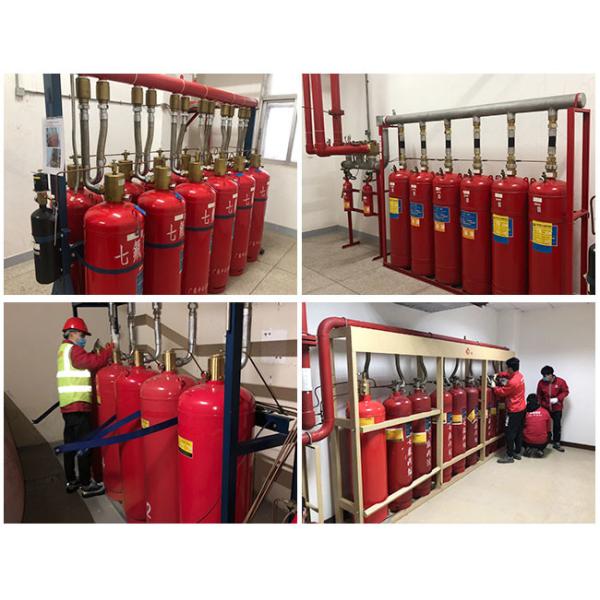 Clean Extinguisher Agent Hfc-227ea Fire Suppression System For Storage Room Fm200 Data Center