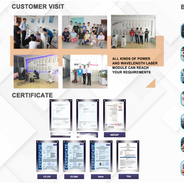 755 808 1064 Diode Laser Skin Hair Removal Device With 6-16 Laser Bars And Touch Screen