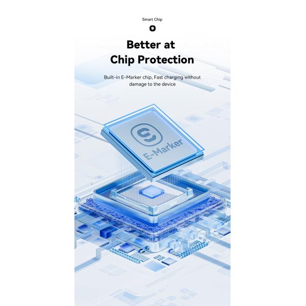 ESSAGER ES-X45 USB C to C Fast Charging Cable PD 100W 5A 1m 2m 3m