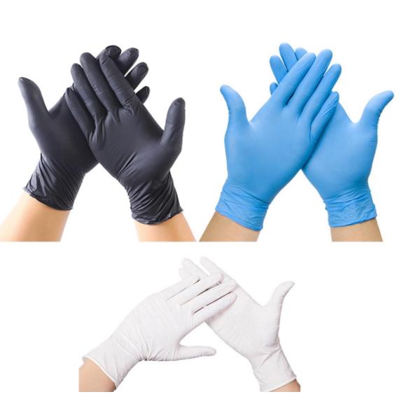 Powder Free Wholesale Blue Medical Nitrile Gloves With High Quality Disposable NItrile gloves