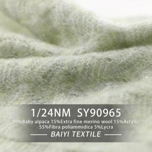 Cheap Soft Baby Alpaca Wool Yarn 1/24NM Smooth Practical For Shawls wholesale