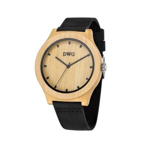 Cheap Wide Belt Environmentally Friendly Watches , Maple Wooden Style Watches wholesale