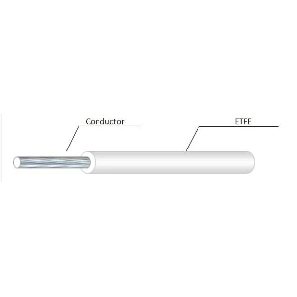 Customize Tinned Plated Copper Heat Resistant ETFE Tefzel Coated Electrical Wire