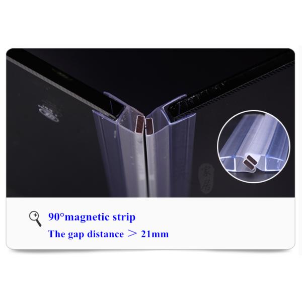 8-12mm PVC Waterproof Rubber Glass Shower Door Seal Strip for Normal Length 2200/2400mm