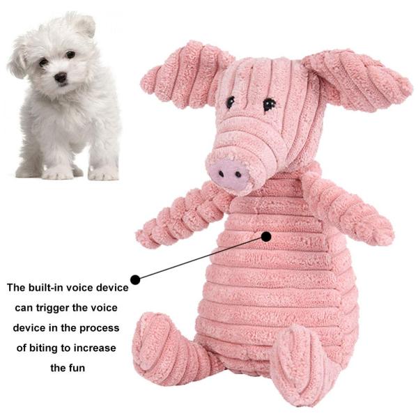 Dogs Corduroy Soundmaking Squeak Pet Toy for Tooth Grinding Training Supplies Plush