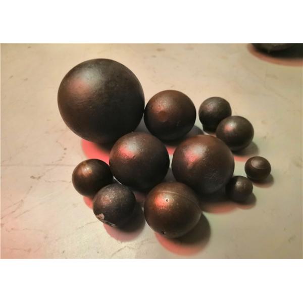 Solid Forged Grinding Media Balls 40mm Custom Material High Durability