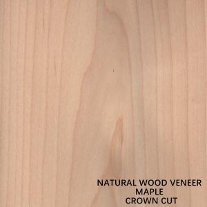 China American Natural Maple Wood Veneer Flat Cut Crown Cut Thickness 0.5mm Good Quality For Furniture And Musical Instrument on sale