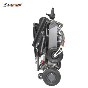 Aluminum Alloy ISO13485 39.68lb Foldable Power Wheelchair