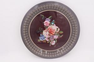 Cheap 36cm Classic elegant wedding dinner plates wholesale decorative flower bone plate wholesale