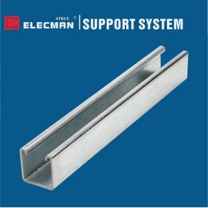 41x41 Aluminum C Channel Strut Galvanized Steel Metal Strut Channel