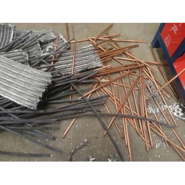 Aluminum Separator Radiator Recycling Machine High Efficiency 2-3 Ton / Day