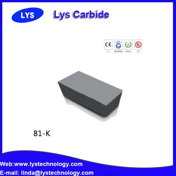 Quality 81-F,81-G,81-K. 81-L tungsten carbide insert for sale