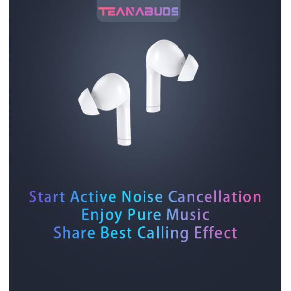 Bluetooth 5.0 Waterproof True Wireless Earbuds Black Color OEM ODM