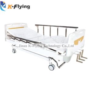 OEM ABS Steel Hospital Nursing Bed Triple Folding
