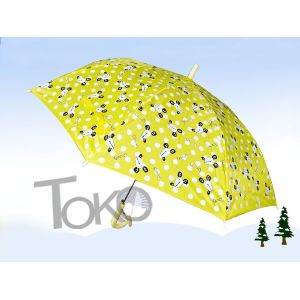 Cheap Childrens Yellow Kids Folding Umbrella Silkscreen Logo Safe Slider / Runner wholesale