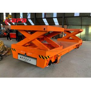Cheap Electrical Heavy Duty Hydraulic Rail Transfer Flatbed Cart wholesale