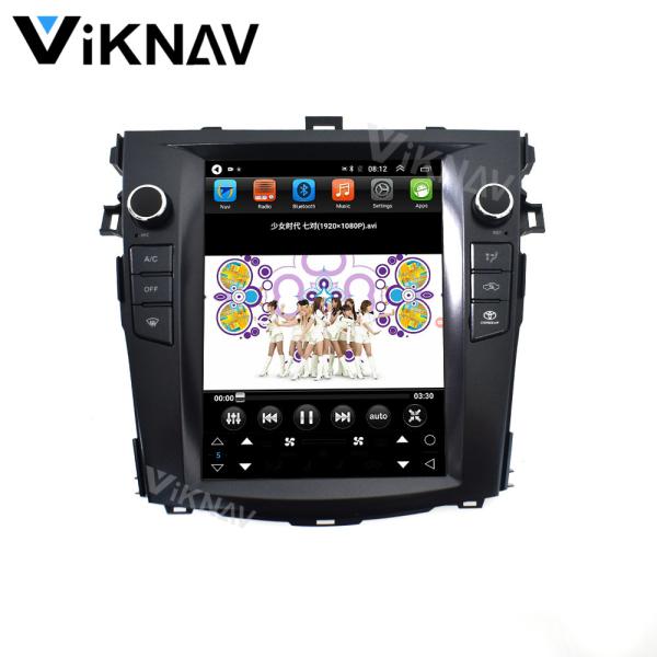 10.4 inch Touch Screen Head Unit For 2008-2012 Toyota Corolla Multimedia Player Android GPS Navigation Wireless Carplay