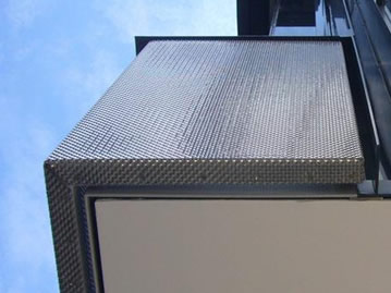 10mm Hole 10mm X 1.5mm Flat Wire Woven Mesh 304SS Low Level Transparency