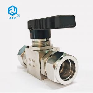China 10000psig  1 AFK Stainless Steel Ball Valve Special Ferrule SS304 PTFE on sale