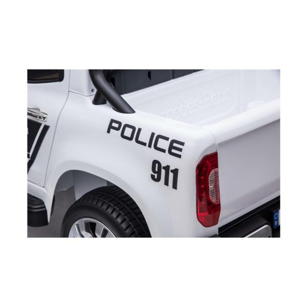 Licensed Police Car 12V Kids Charging Car with 2.4G Remote Control Real Car Two Seats