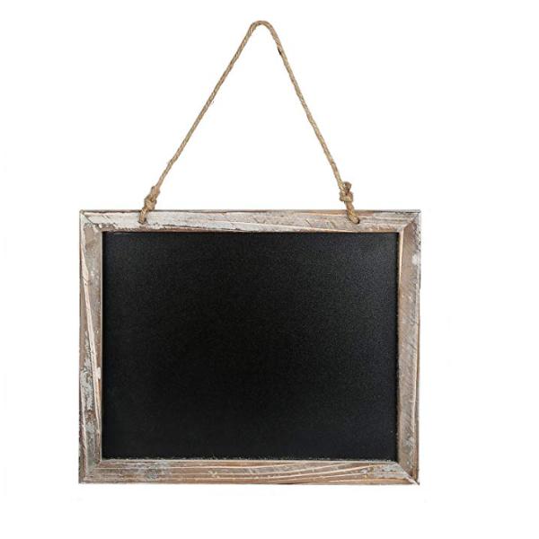 Portable Wooden Frame Board , Wooden Message Board Recyclable Feature