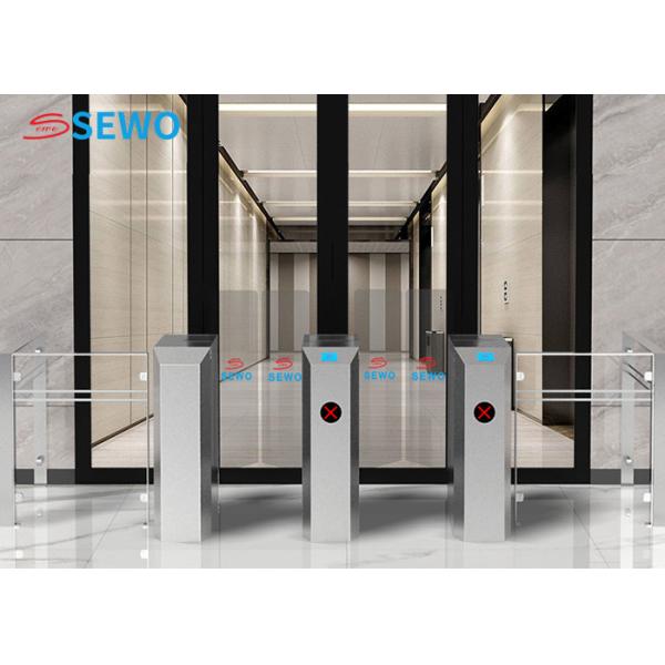 Automatic Retractable Sliding Gate Turnstile Facial Recognition With Qr Code