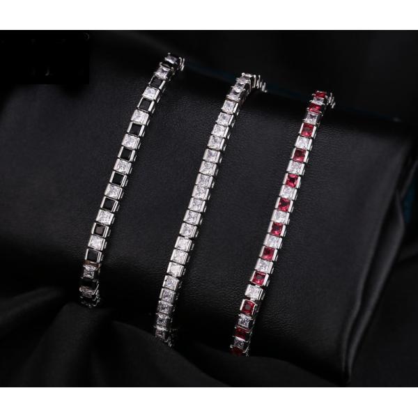 Fashion Bangle AAAA Cz Gold Silver color Wedding Bracelet bangle for women Fashion accessaries