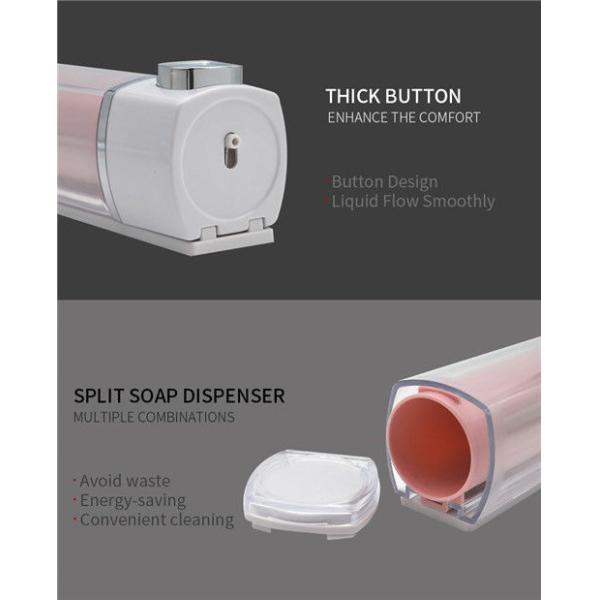 Multiple Color Wall Mounted Liquid Soap Dispenser / Manual Liquid Soap Dispenser